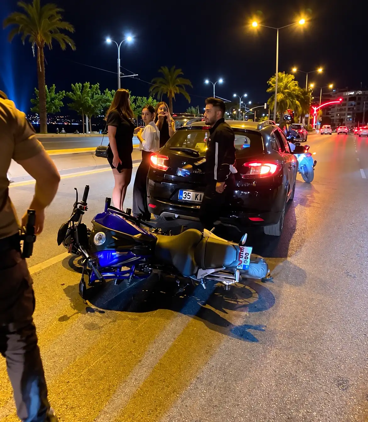 Motorcycle accident